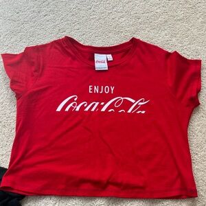 Crop top from coca cola store